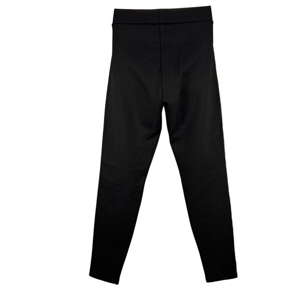 Zara Women L Black Yoga Pants High Waist Edgy Side Text "This Is Me Walking Out" - Picture 4 of 16